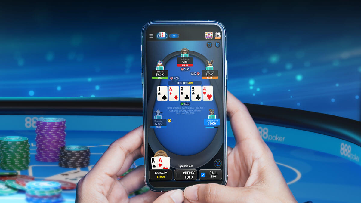 Play 888poker on the go!
